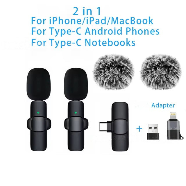 ApexMic Pro Clip-On Wireless Mic with Noise Reduction